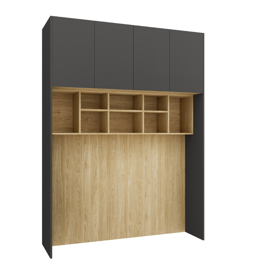 SLEEP VARIA lovos rėmas – grafito spalvos