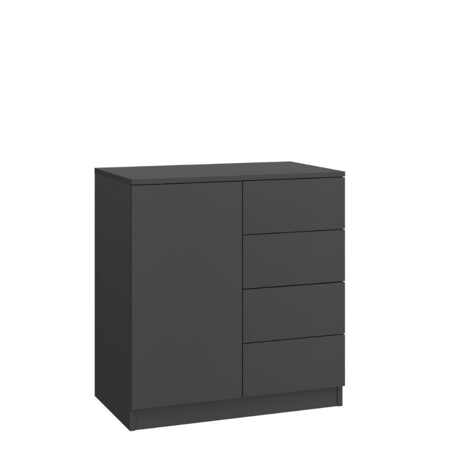 SLEEP VARIA komoda 80 – grafito spalvos