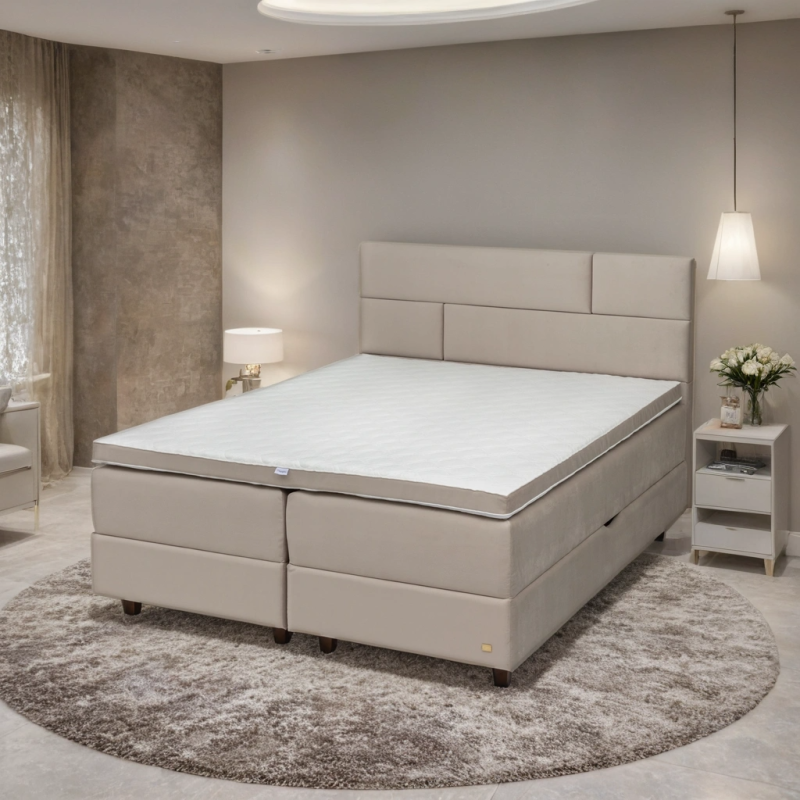 Kontinentinio tipo lova NOVENA su patalynės dėže