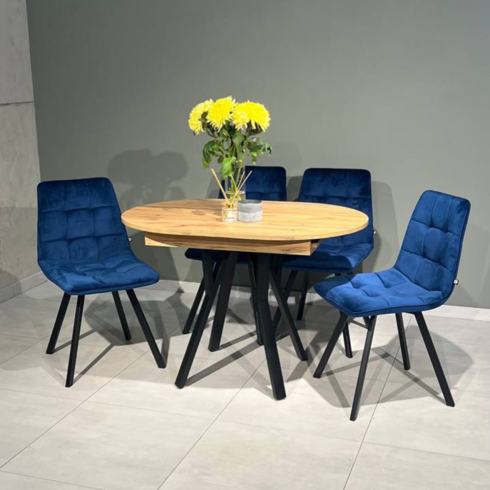 Išskleidžiamas stalas "Eukaliptas" 3 dydžiai